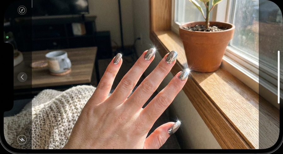 Chrome og Mirror Effect Negle: Sådan Får Du Perfekt Metallisk Finish